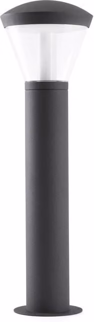 Netlighting Shelby LED Outdoor Bollard Light in White and Dark Grey, IP65 Rated – 1