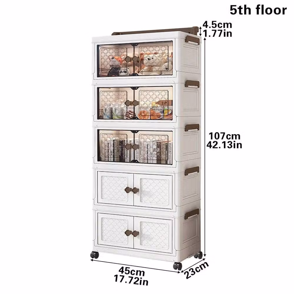 EONLION Waterproof Bathroom Storage Cabinet, White – 2