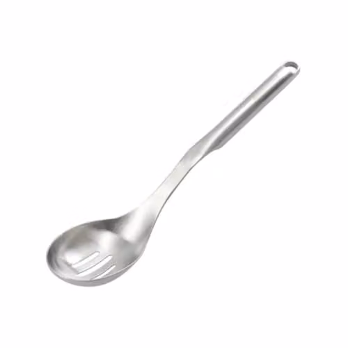 KitchenAid Premium Stainless Steel Slotted Spoon in Silver