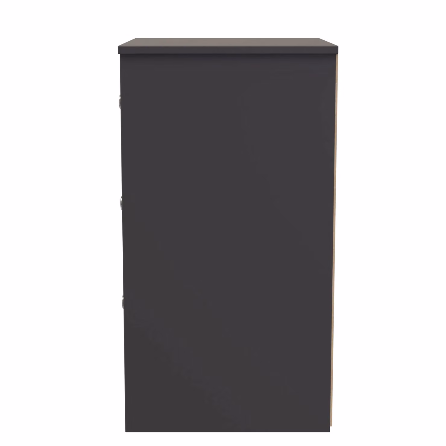 Ready Assembled 2 U Memphis 3 Drawer Bedside Cabinet in Dark Grey – 2
