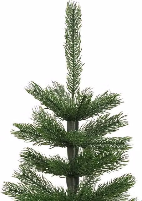 Berkfield Home Beautiful Slim Artificial Green Christmas Tree with Stand, Height: 150 cm