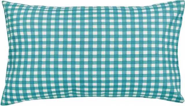 Land & Shore Winnie Stripe Reversible Cotton Standard Pillowcase Pair, Green
