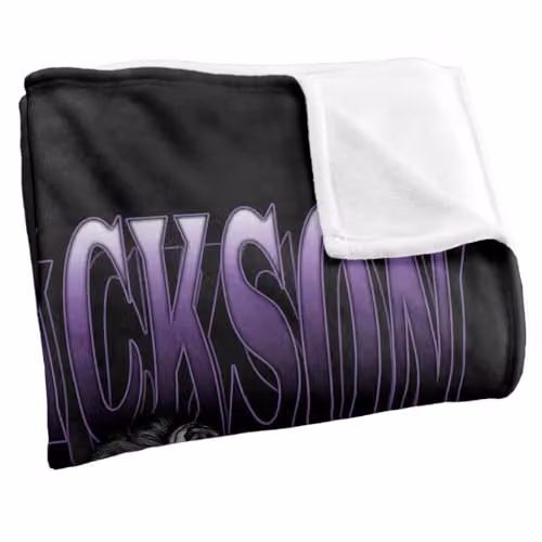 LOGOVISION Beetlejuice 2 Super Soft Fleece Throw Blanket, Multicolour and White, W: 152 cm, D: 127 cm – 2