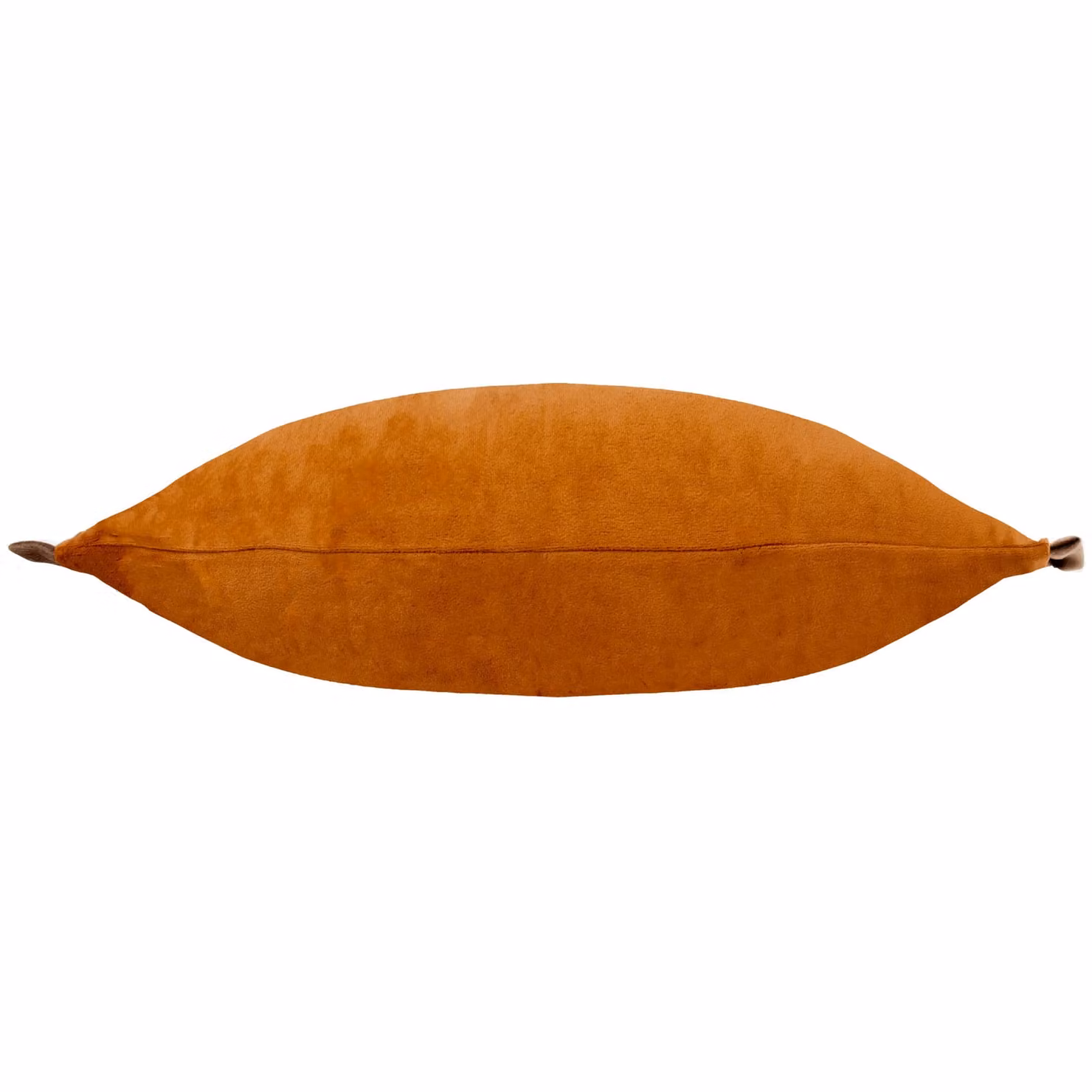 Wylder Tilly Burnt Orange Velvet Frill Reversible Rectangular Cushion W: 50 cm, H: 30 cm, D: 30 cm – 3