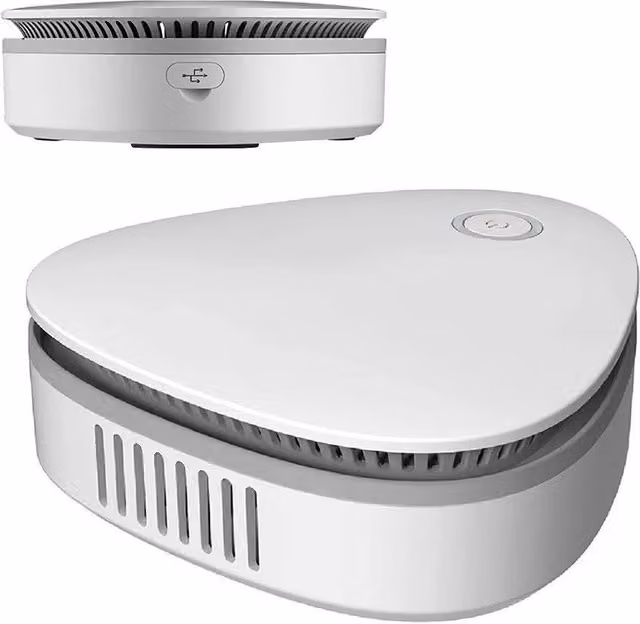 FLAVORA Portable Odor Remover Machine and Smoke and Smell Eliminator in White