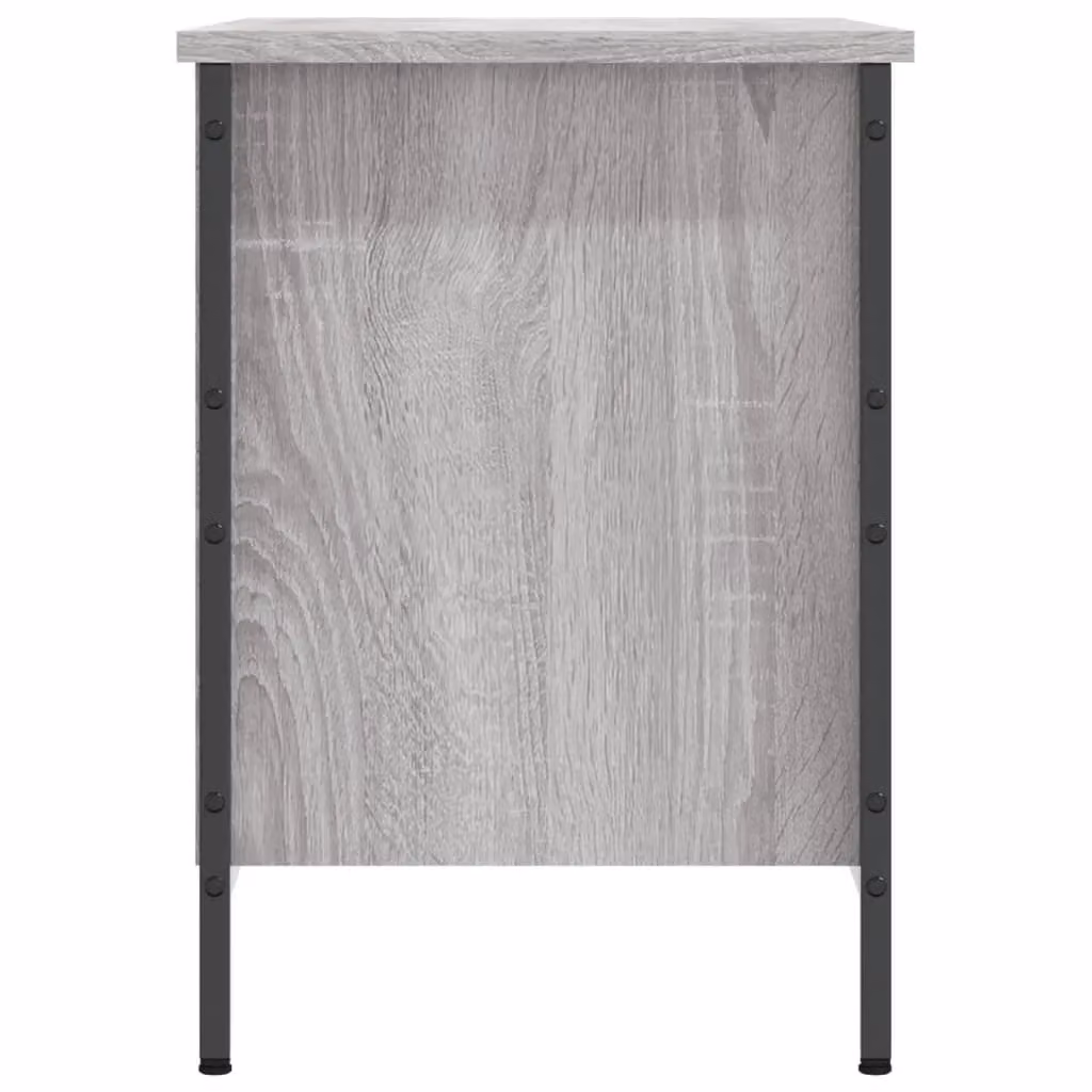 Berkfield Home Grey Sonoma Shoe Cabinet W: 69 cm, D: 35 cm, H: 50 cm – 3