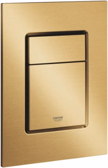 Grohe Skate Cosmopolitan S Dual Flush Plate in Brushed Brass Gold