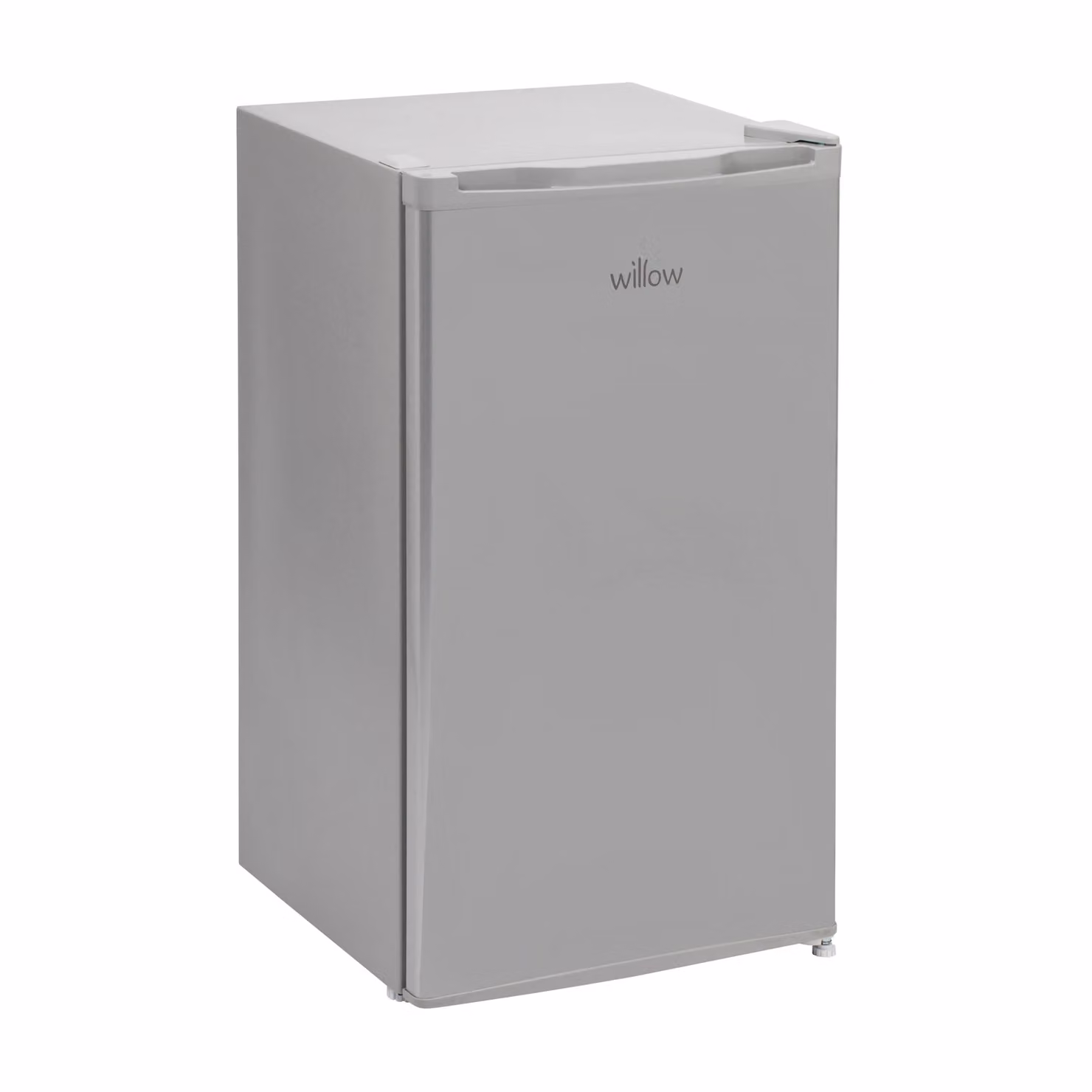 Willow W48UFIS Silver Under Counter Larder Fridge with 90L Capacity and Reversible Door – 2