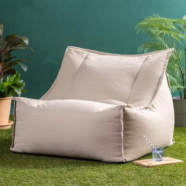 ICON Alto Armchair in Stone Natural with Water-Repellent Olefin Fabric