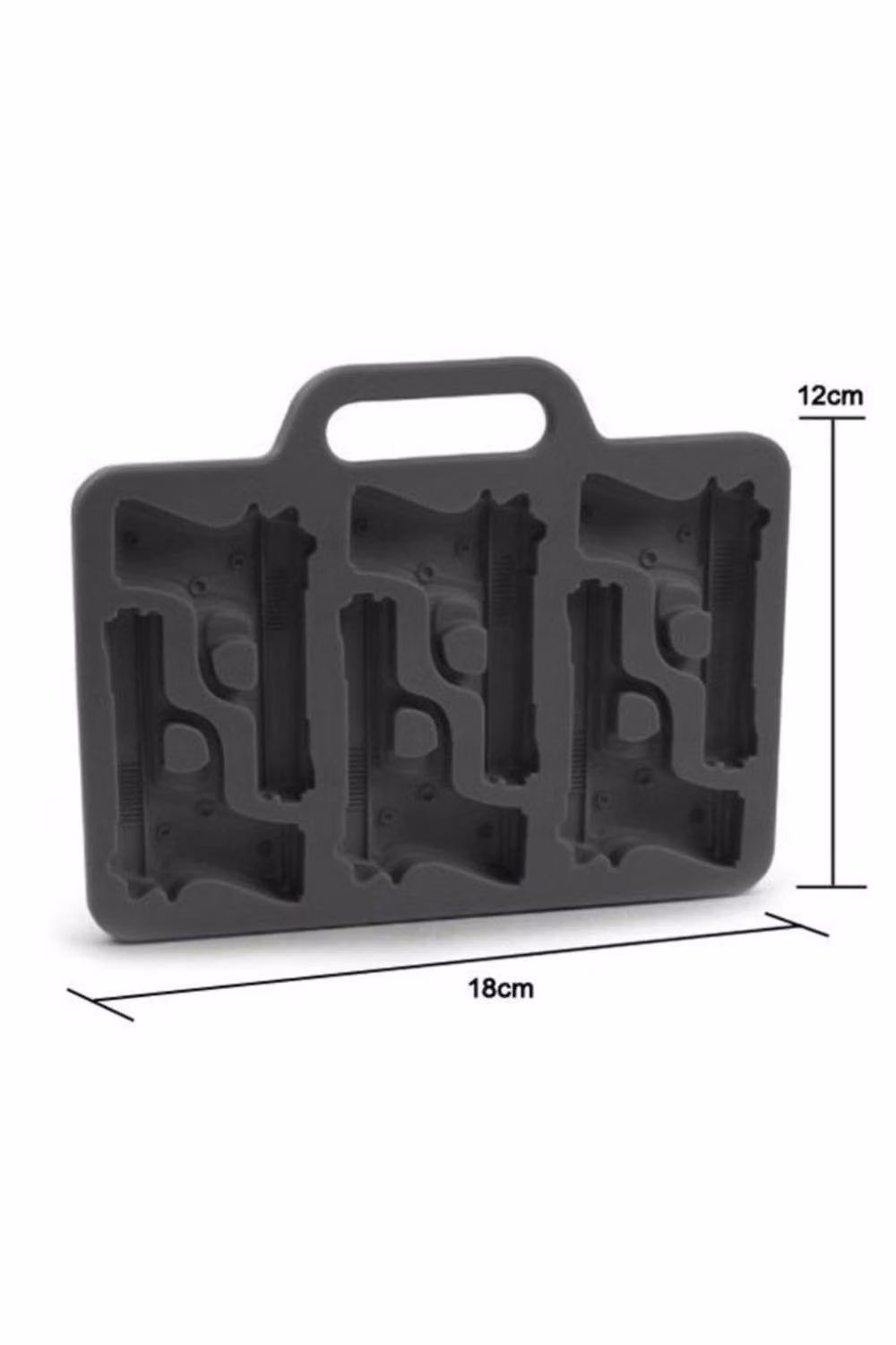 KDMD 3D DIY Silicone Ice Cube Mold Maker in Black – 2