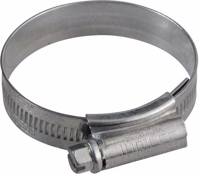 Jubilee 2A Mild Steel Jubilee Clips, Silver, 10 Pack – 1