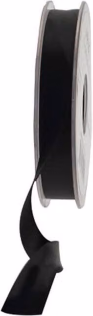 KDMD Black Satin Ribbon, 15mm, 3 Pack