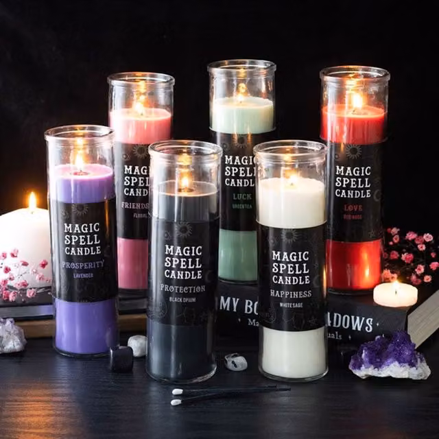 Rituals Friendship Floral Magic Spell Pillar Candle, Orange