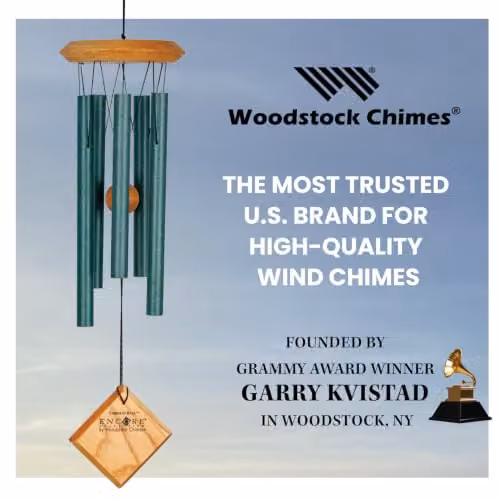 Woodstock Chimes Chimes of Mars Windchime in Green – 7