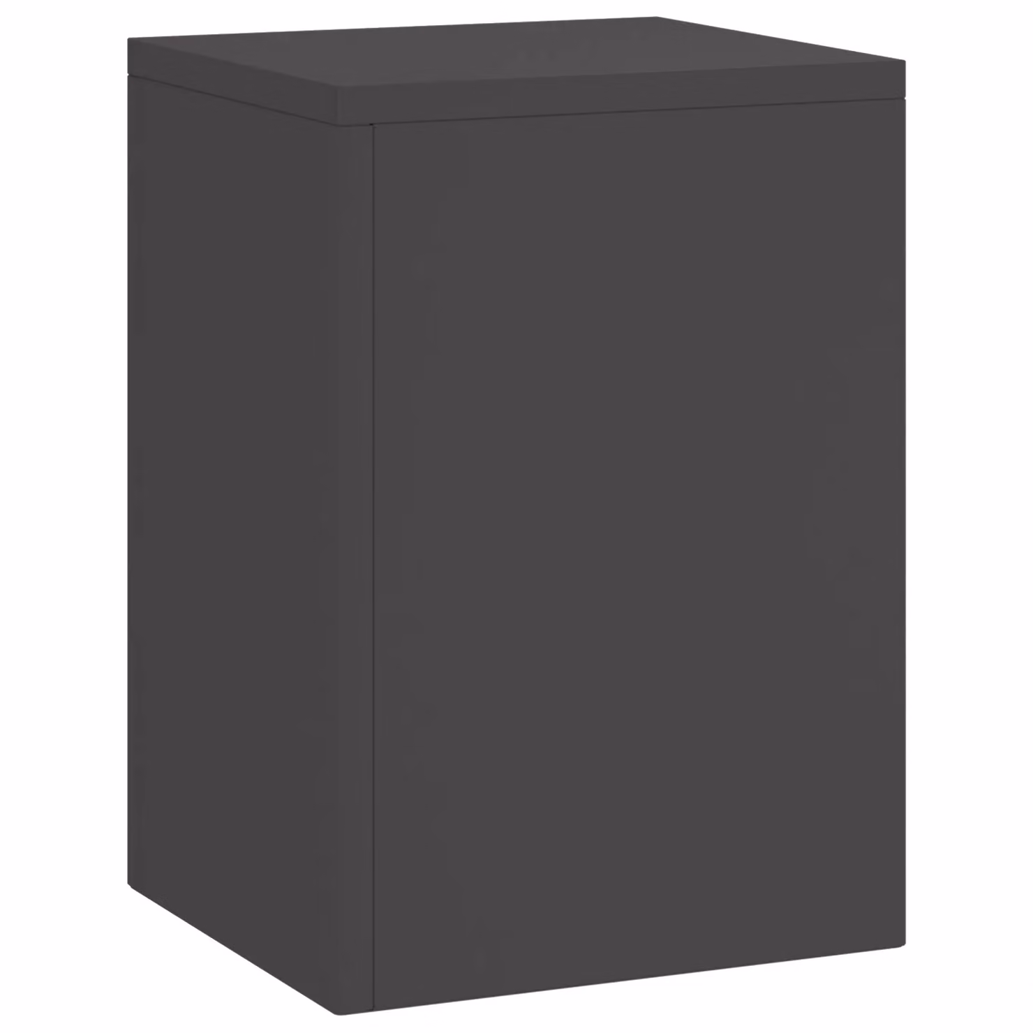 Berkfield Home Set of 3 Modern Black Steel Outdoor Plant Stand Pillars – 2