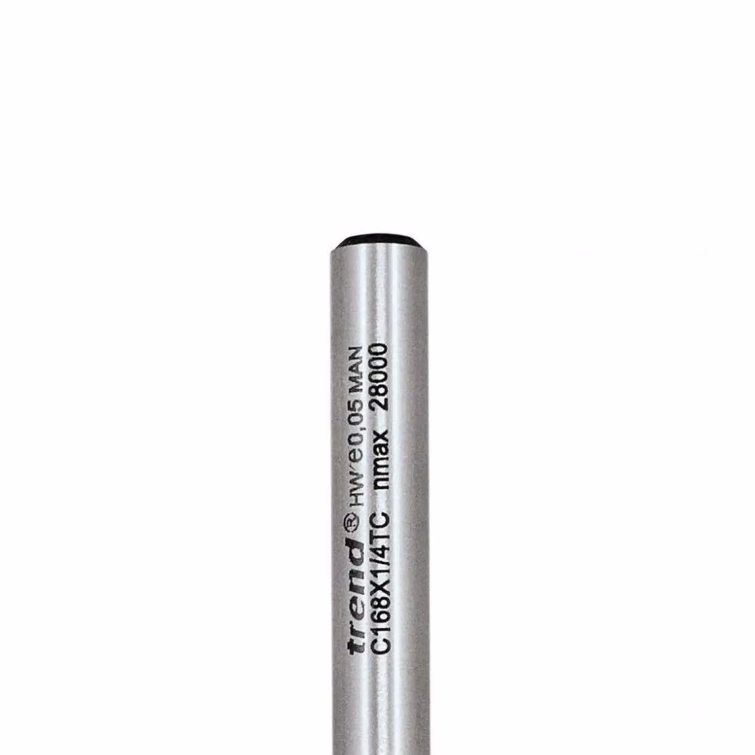 Trend C168 X 1 4tc Guided Trimmer 6.35 x 25.4mm in Silver and Multicolour – 2