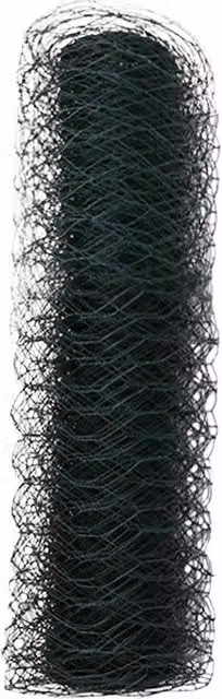 Berkfield Home Hexagon Geometric Fence, Green, PVC-Coated Galvanised Steel, H: 0.6 m x W: 10 m – 1