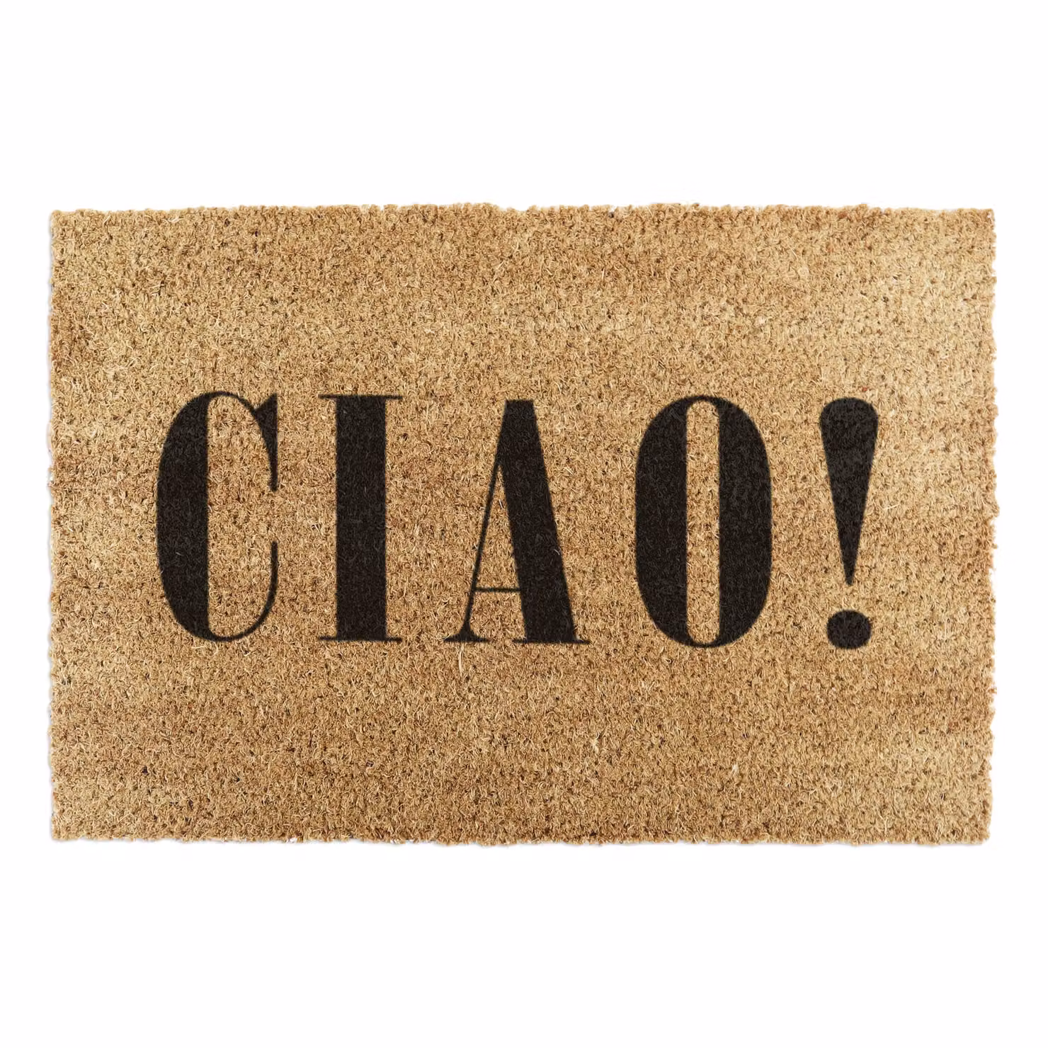 Artsy Mats Ciao Country Grey and Brown Coir Doormat, W: 60 cm, D: 90 cm – 3