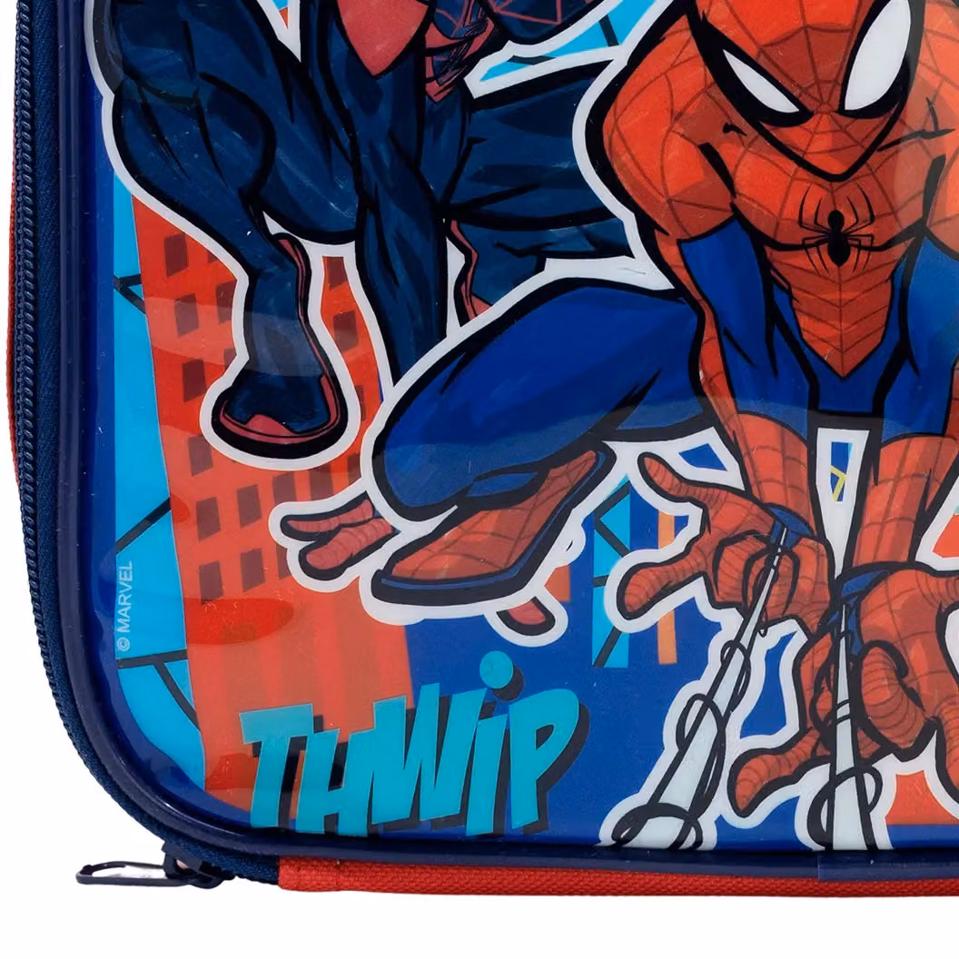 Spider Man Insulated Fabric Lunch Bag in Blue – 2