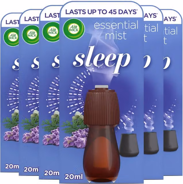 Air Wick Sleep Eucalyptus Essential Mist Aroma Refill in Yellow and Multicolour