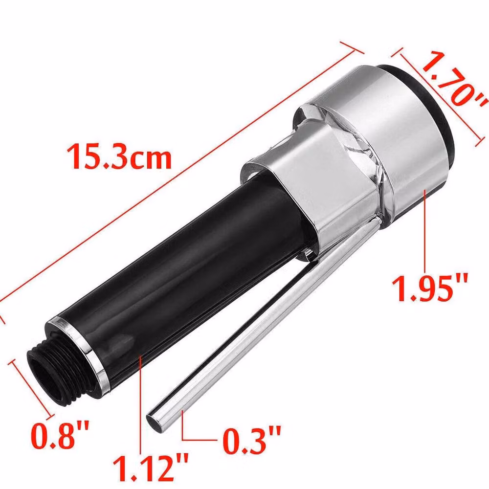 VOGREX Black Stainless Steel Pull Out Spray Head Replacement for Kitchen Mixer Taps – 2