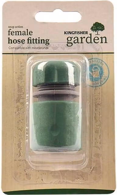 Kingfisher Green Quick Coupling Snap Action Female Hose Fitting