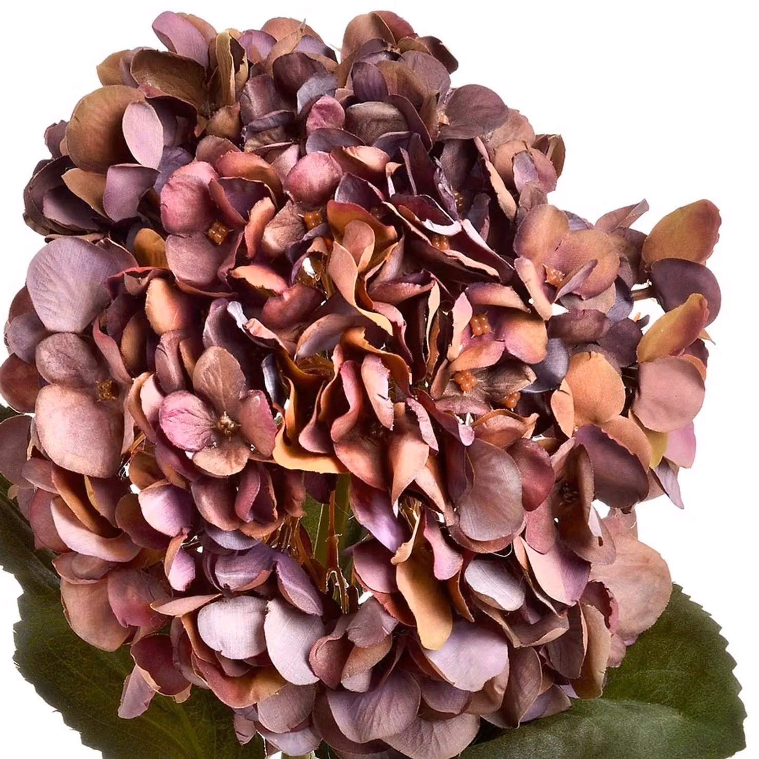 Hill Interiors Artificial Autumn Hydrangea in Purple, H 42.0 cm x W 18.0 cm x D 18.0 cm – 2