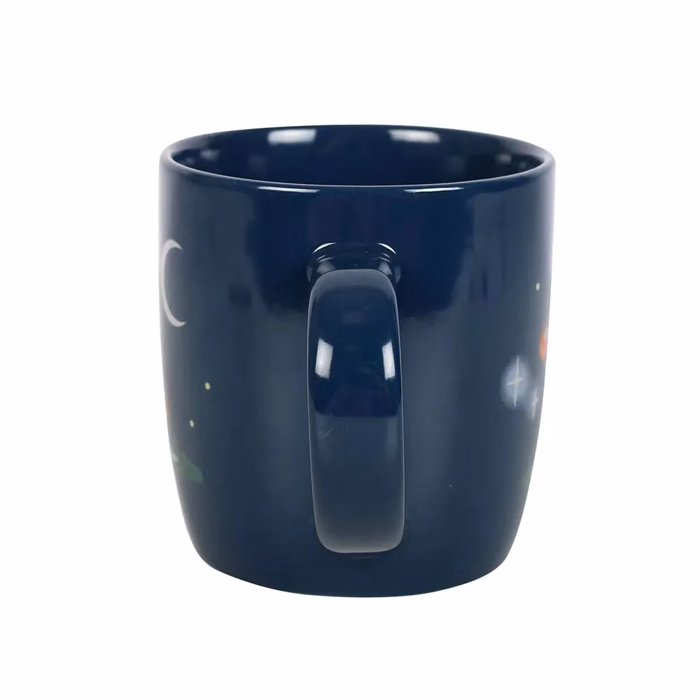 Something Different Gnome Sweet Gnome Mushroom Ceramic Mug in Navy Blue – 2