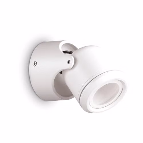 Netlighting Xeno Round Outdoor Wall Light White IP44 with Adjustable GU10 Fitting