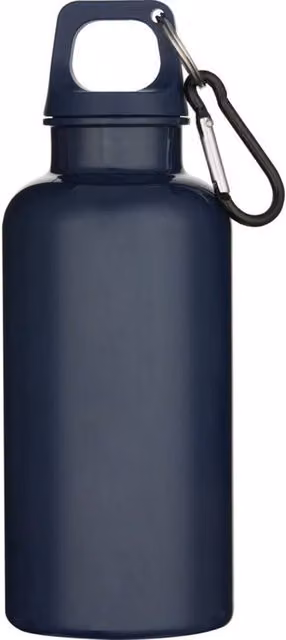 Floso Oregon Solid Plastic Carabiner Clip Water Bottle, 400 ml, Blue – 1