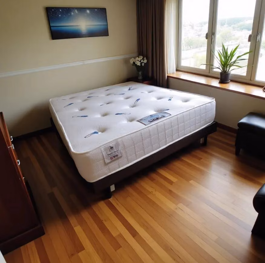 Knight Sleep Coolmax Gel Memory Foam Hybrid Spring Mattress in White, W/D/H: 120 x 200 x 25 cm – 3
