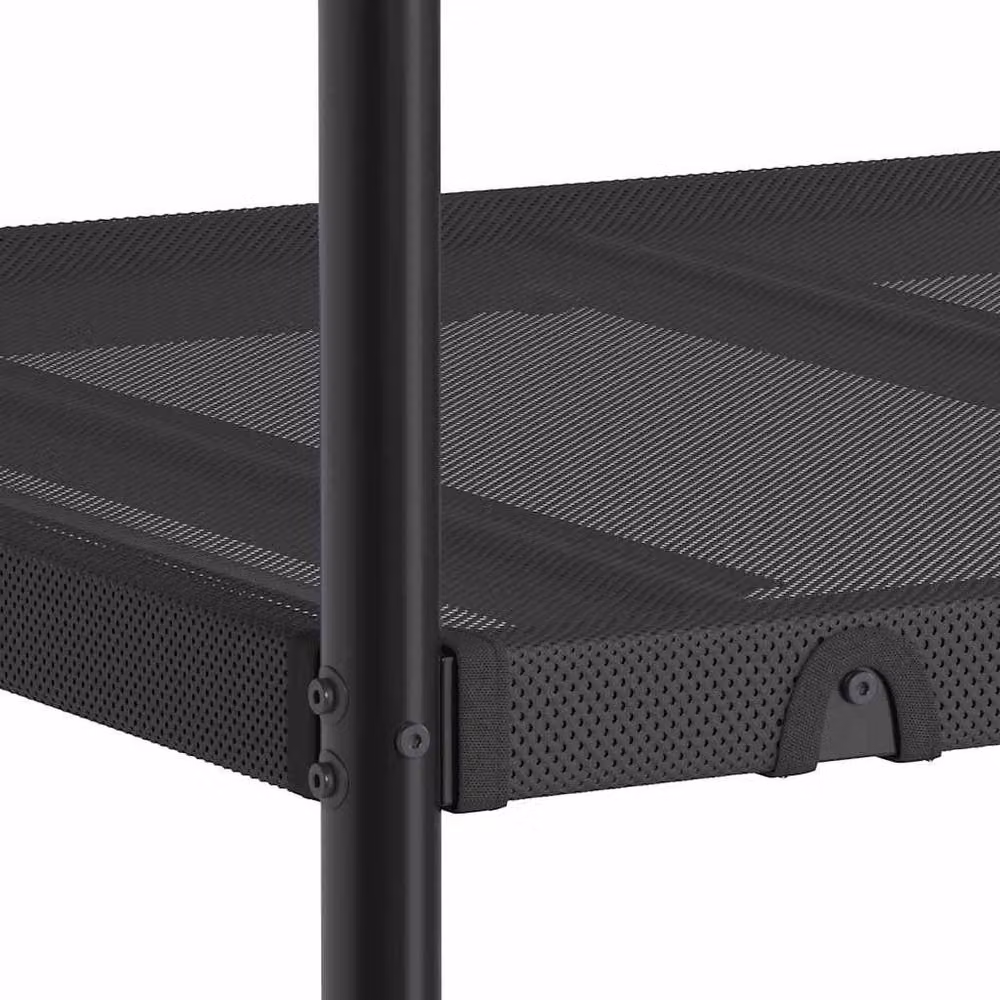 Berkfield Home Single Metal Bunk Bed in Black, W/D/H: 90 x 190 cm – 5