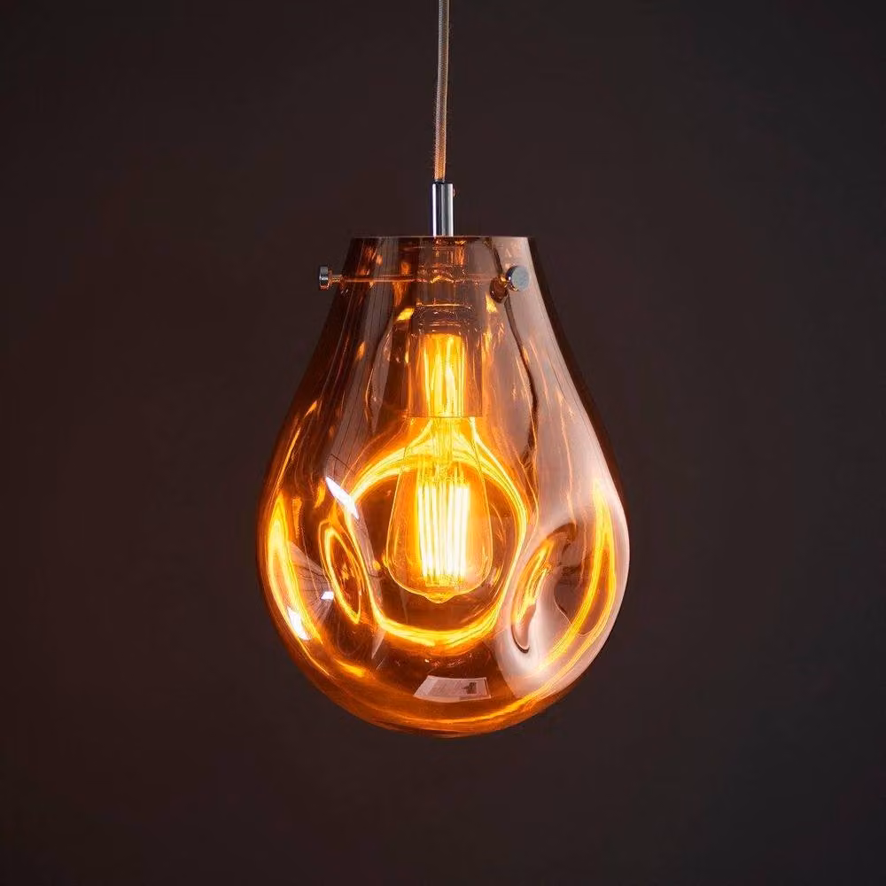 Netlighting PERUGIA Dimmable Contemporary Single Pendant Ceiling Lamp in Copper – 2