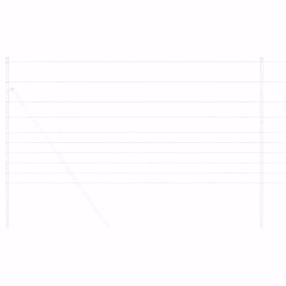 Berkfield Home Field Fence Galvanised Steel in Silver, H: 120 cm x W: 10 m – 2