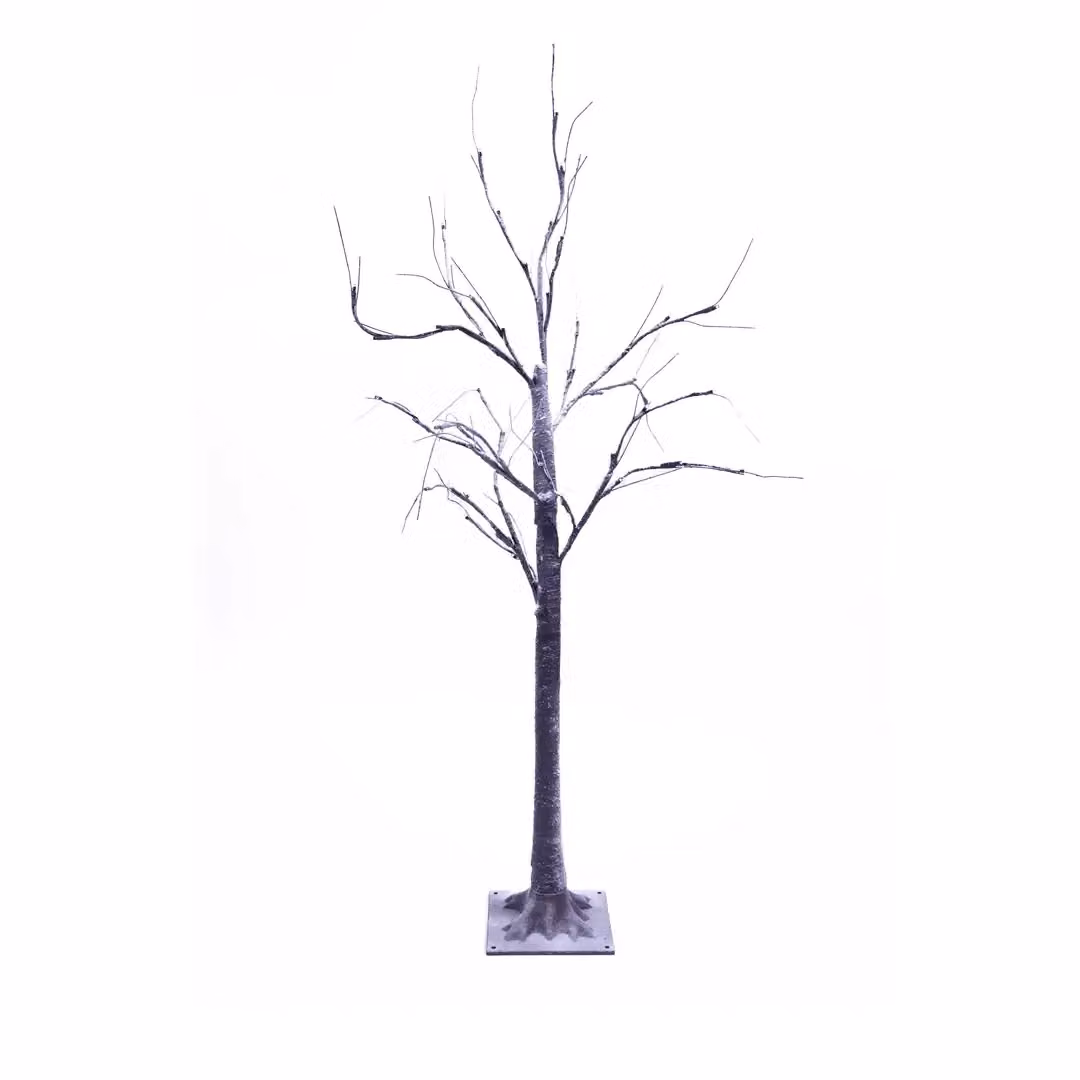 Marco Paul Large Pre-lit Twig Tree in White, Height: 140 cm – 3