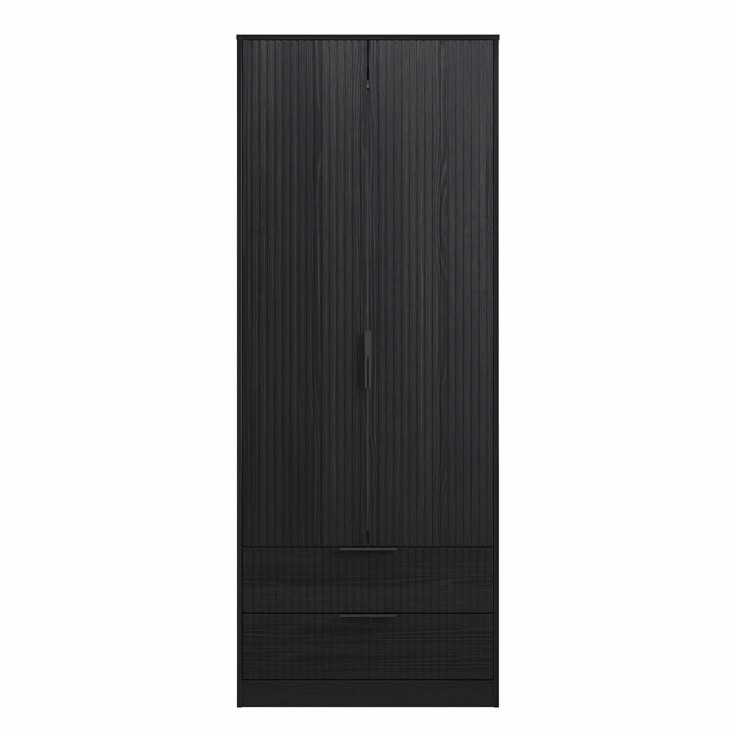 Ready Assembled 2 U Menai Black 2 Door 2 Drawer Wardrobe – 2