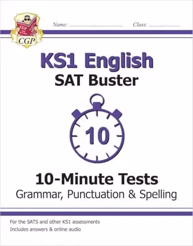 CGP KS1 English SAT Buster 10-Minute Tests: Grammar, Punctuation and Spelling