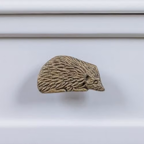 Melody Maison Matt Brown Brass Hedgehog Drawer Knob