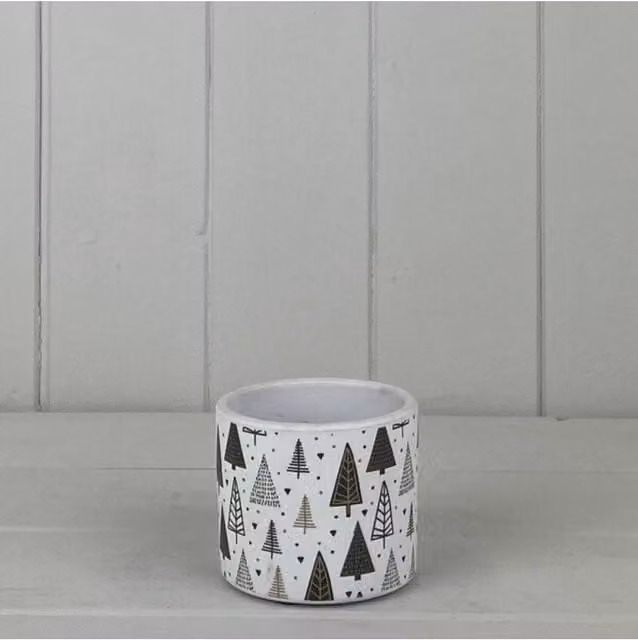 KDMD White Indoor Plant Pot 6cm