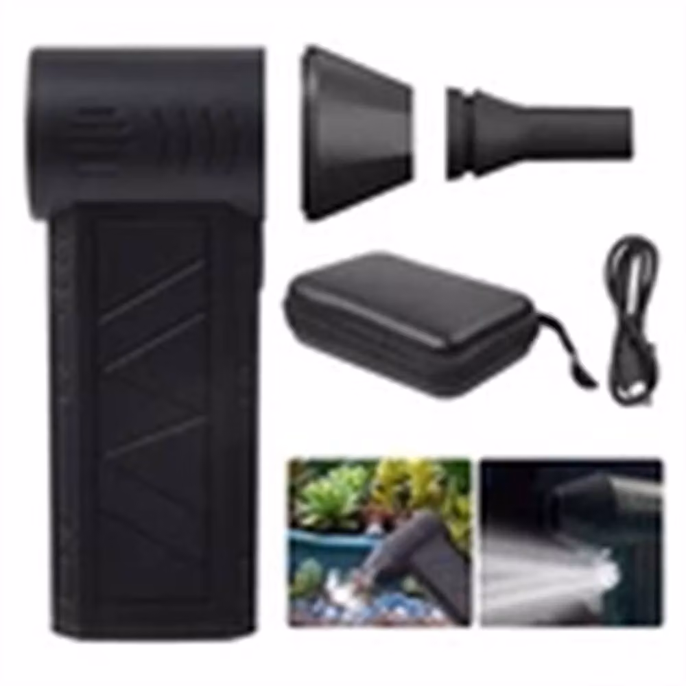 Nordara Turbo Blower Jet Fan Portable Rechargeable, Black, Width: 100 cm, Height: 100 cm – 4