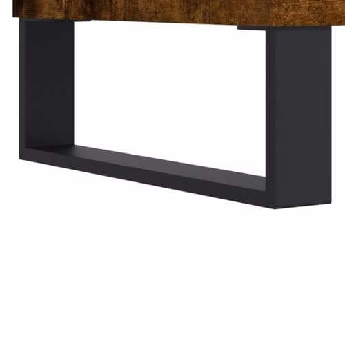 vidaXL Industrial TV Cabinet in Brown Smoked Oak, W/D/H: 103.5 x 30 x 50 cm – 4