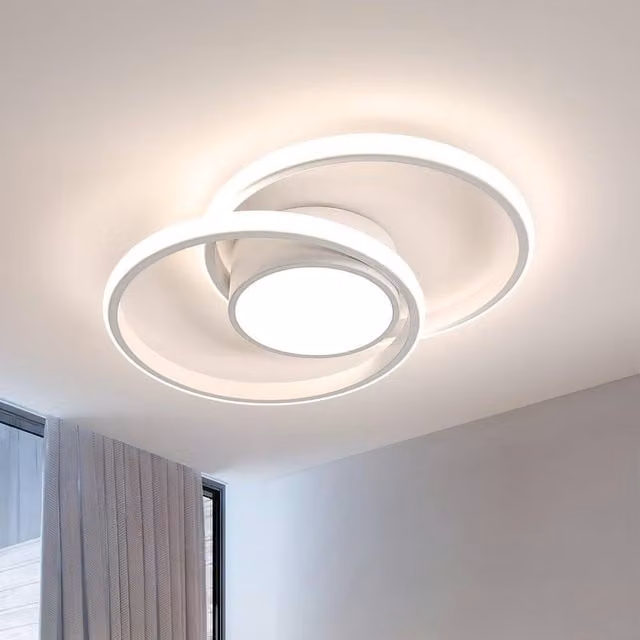 Goeco Modern Round LED Ceiling Light, 42W, White, Diameter: 40 cm, 4500 K – 1