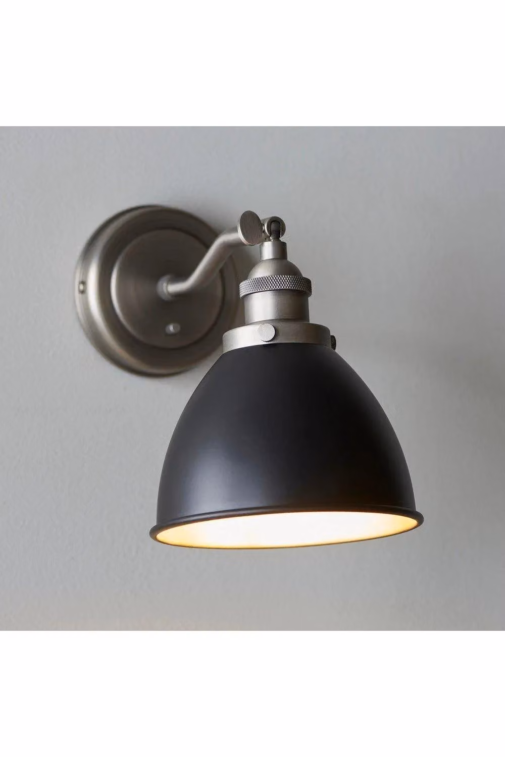 Netlighting Franklin Industrial Metal LED Wall Lamp in Black and Grey – 2