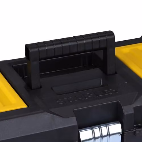 Stanley Basic Toolbox with Organiser Top and Inserts, Black, W: 50.0 cm, D: 40.6 cm, H: 19.5 cm – 13