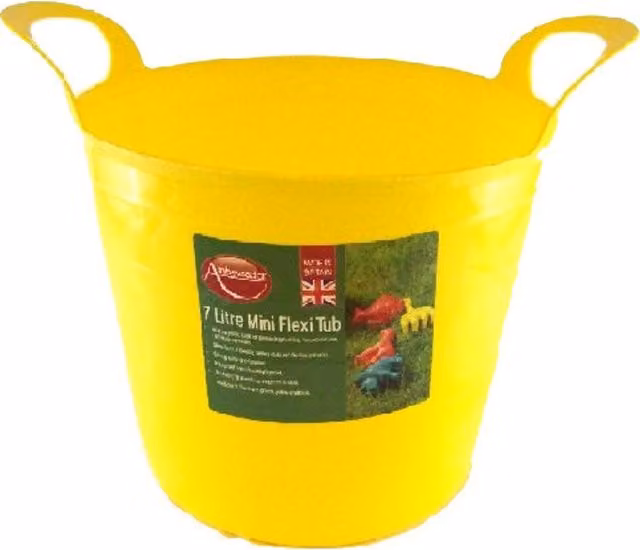 Ambassador Mini Flexi Tub in Yellow with Handles