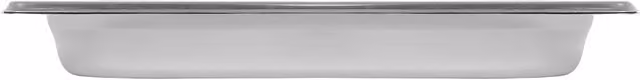 Argon Tableware Stainless Steel Gastronorm Containers 1/3 1.5 l, 40 mm, Pack of 4, Silver