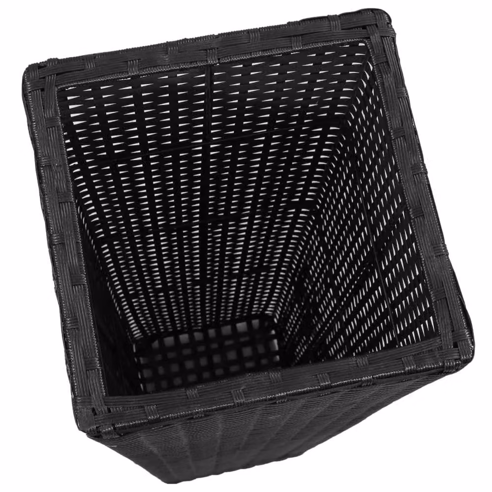 Berkfield Home Garden Poly Rattan Raised Beds, 3 Piece Set, Black – 3