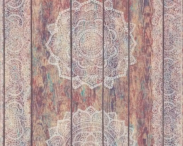 A.S. Création Multicolour Paisley Print Floral Non-Woven Wallpaper