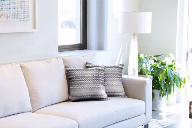 NewEdgeBlinds Venice Square Cushion Covers in Grey
