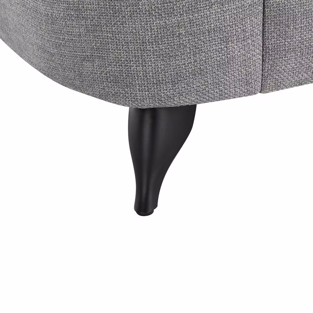 More4Homes Malmo Scandi Style Fabric 2 and 3 Seater Sofa Set in Grey – 3